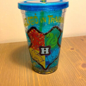 Hogwarts Wizard in Training glitter tumbler.​